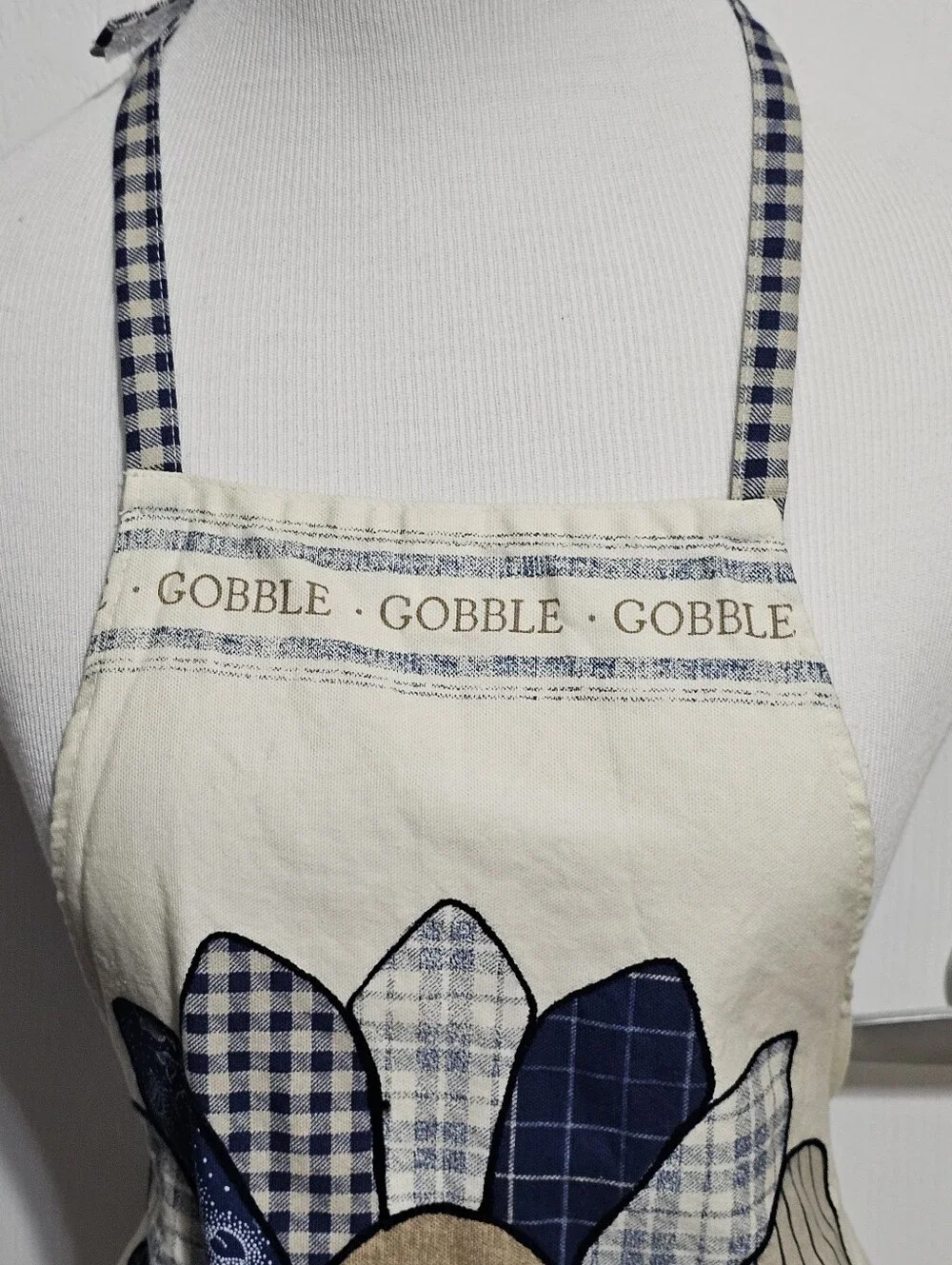 Vintage Martha Stewart Collection Thanksgiving Turkey Apron